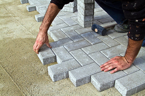 Permeable Paver Driveway in Bogata, TX